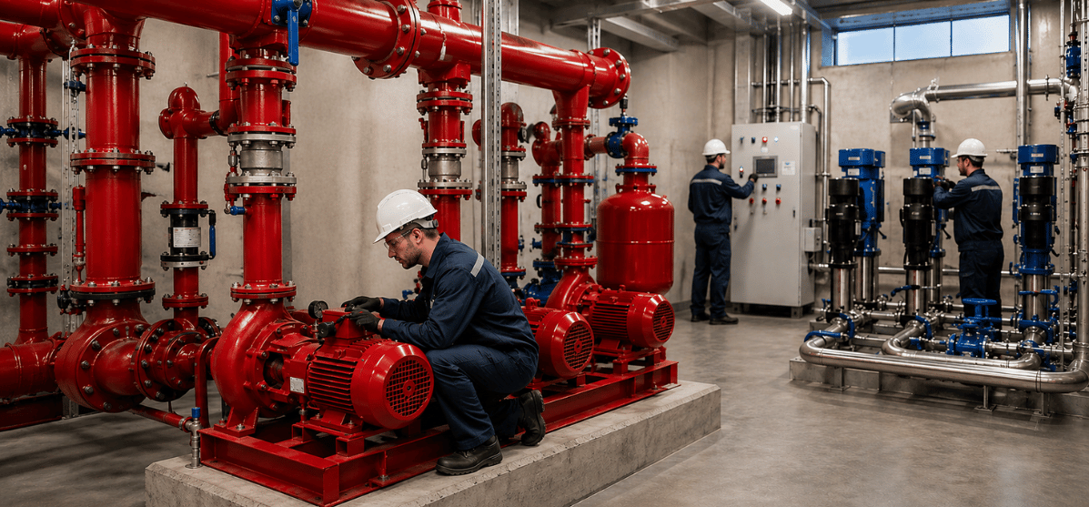 Pompownie pożarowe i hydrofornie lublin